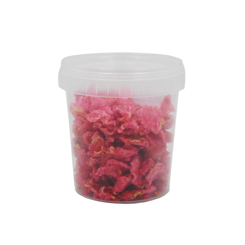 FLOR & FLOR Crystalized NATURAL ROSE PETALS - 250gr Jar (France)