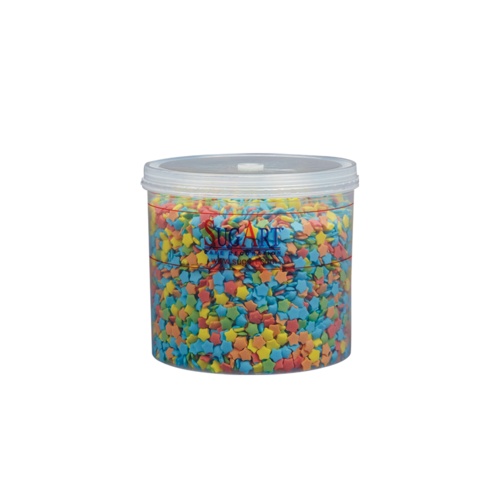 Decor SUGAR STARS Multicoloured - 500gr Pack (Greece) Decor SUGAR STARS Multicoloured - 500gr Pack (Greece)
