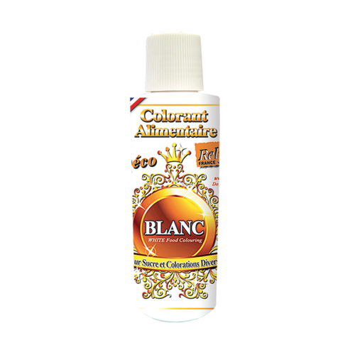 DECO RELIEF Water Base Highly Concentrated Food Colourant WHITE - 125ml Bottle (France) DECO RELIEF Water Base Highly Concentrated Food Colourant WHITE - 125ml Bottle (France)