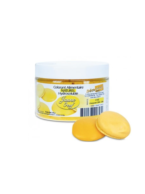 DECO RELIEF Water Soluble Natural Food Colourant Powder YOLK YELLOW - 50gr (France)