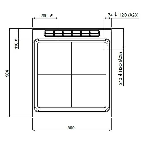 BERTOS SE9TP+FE - Electric Hotplate with Oven Underneath (USED) BERTOS SE9TP+FE - Electric Hotplate with Oven Underneath (USED)