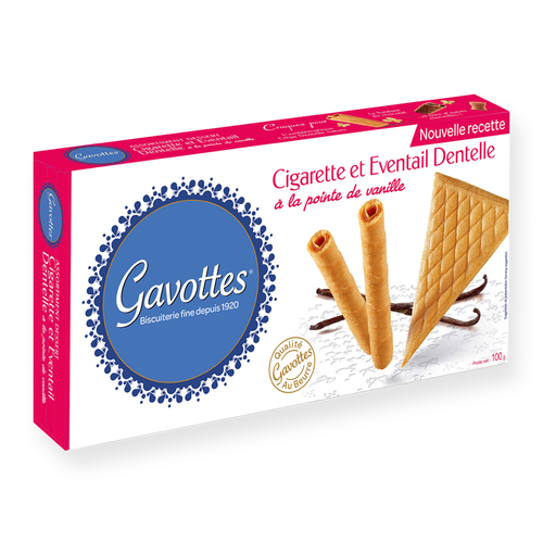 Rolled Crepe & Fan Waffer Mix ASSORTED DESSERT - 100gr Pack (France) Rolled Crepe & Fan Waffer Mix ASSORTED DESSERT - 100gr Pack (France)