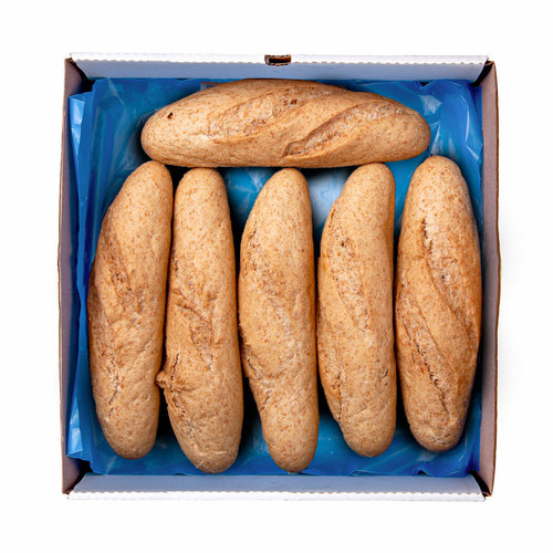 Baguette Wholemeal (6 pieces per box) Ready To Bake (Frozen) Baguette Wholemeal (6 pieces per box) Ready To Bake (Frozen)