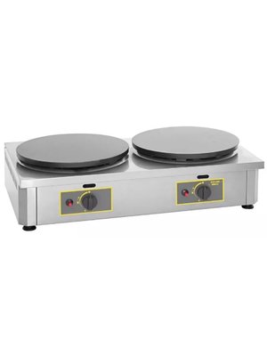 ROLLER GRILL CDG 400 - Double Gas Crepe Machine - 2 Plates of ø 400 mm