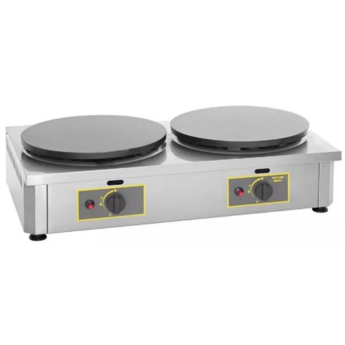 ROLLER GRILL CDG 400 - Double Gas Crepe Machine - 2 Plates of ø 400 mm