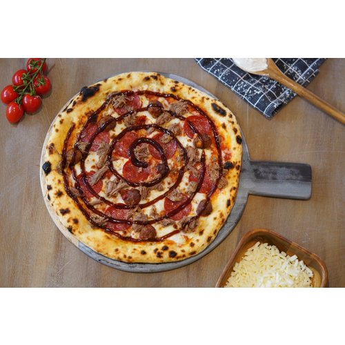 PIZZA BOX BY CHEF'S PLAY DIY Pizza Box Signature (5 Frozen Pizza Bases)