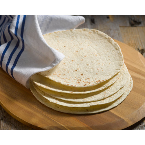 Frozen Flour Tortillas with Corn 12" Whole Wheat