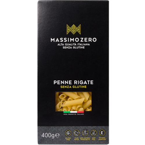 MASSIMO ZERO Penne Rigate 400 Grams Gluten Free