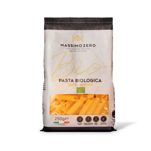 MASSIMO ZERO Penne Rigate Bio 250 Grams Bio Organic