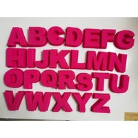 Giant Pink Letter Resin Mold