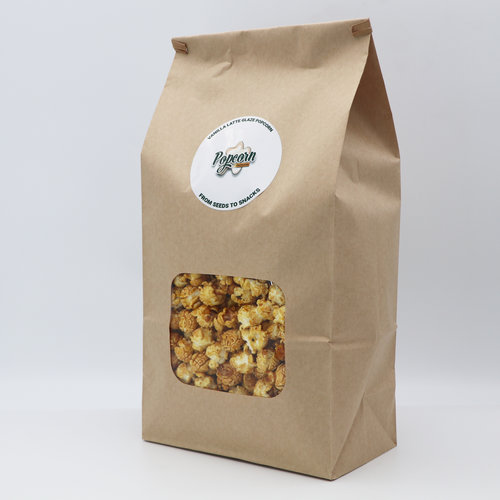 Gourmet Vanilla Latte Glaze Popcorn 700 Grams (Family Pack)