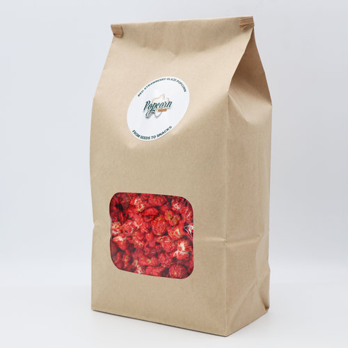 Gourmet Strawberry Glaze Popcorn 700 Grams (Family Pack)