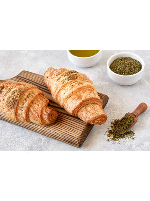 FINER THINGS Zaatar Croissants (200 pieces x 30g Frozen) Ready To Bake