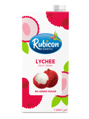 RUBICON EXOTIC Lychee Juice Drink NSA (Case 12 x 1L)