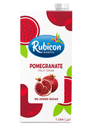 RUBICON EXOTIC Pomegranate Juice Drink NSA (Case 12 x 1L)