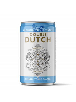 DOUBLE DUTCH Skinny Tonic Water Cans (Case 24 x 150 ml)