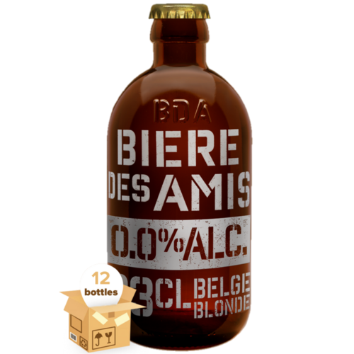 BIERE DES AMIS Non Alcoholic Malt Drink 0.0% (Case 12 x 330ml)