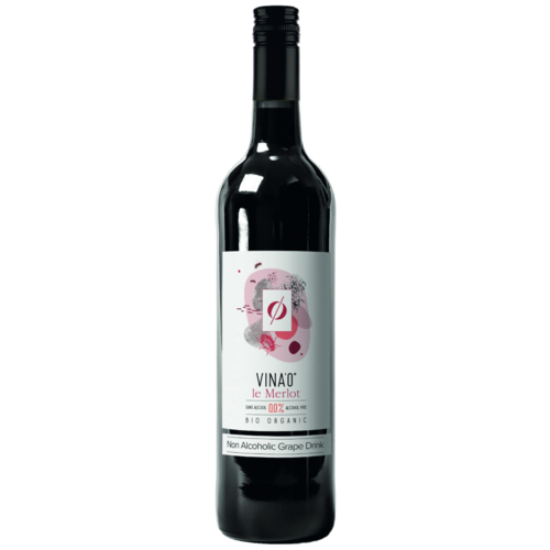 VINA'0 Alcohol Free Merlot 0% (Case 6 x 750 ml)