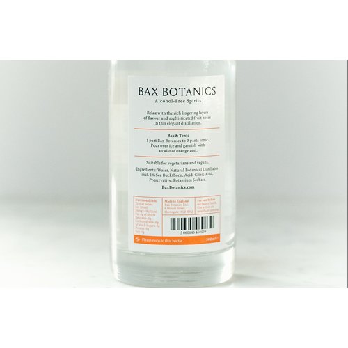 BAX BOTANICS Sea Buckthro (Case 6 x 500 ml)