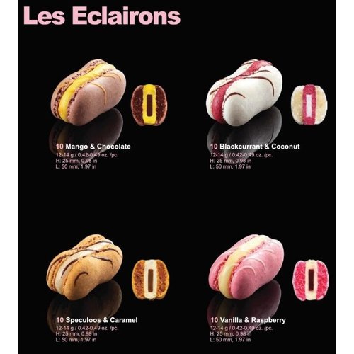 LA ROSE NOIRE Assorted Les Éclairons (80 pieces x 12-14g)