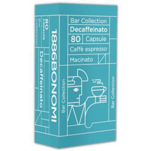 BONOMI Coffee Pods Decaffeinato (80 capsules x 6.25 grams)