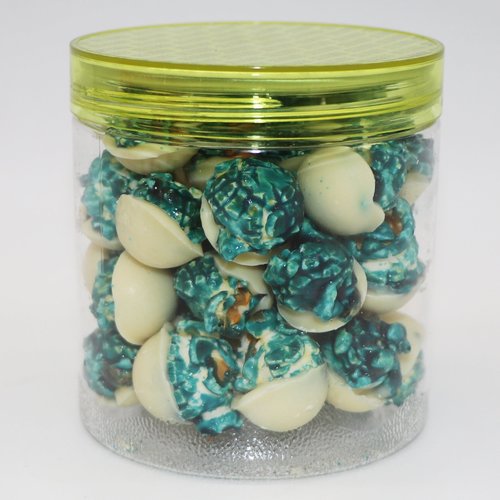 Choco-pop Blue Raspberry Popcorn coated White Chocolate 140 Grams Choco-pop Blue Raspberry Popcorn coated White Chocolate 140 Grams