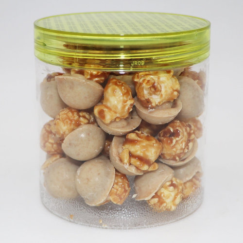 Choco-pop Caramel Popcorn coated with Nutella and Milk Chocolate 140 Grams Choco-pop Caramel Popcorn coated with Nutella and Milk Chocolate 140 Grams
