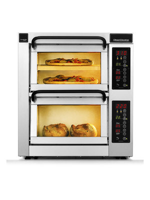 PIZZAMASTER PM352ED-1 Countertop Pizza Oven, Two (2) Chamber, Three (3) Stone Hearth , 350 Series