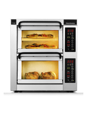 PIZZAMASTER PM352ED-2 Countertop Pizza Oven, Two (2) Chamber