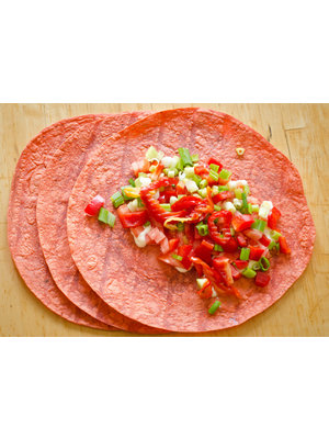 Frozen Corn Tortillas 06"  10 Grams Red (120 Pieces in a Pack)