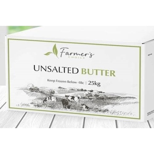 Farmers Choice Unsalted Butter 25KG