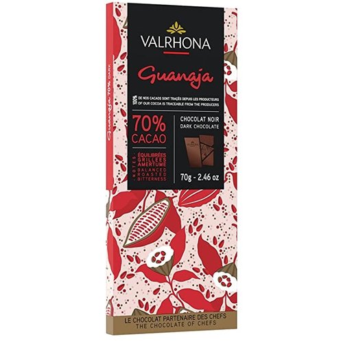 VALRHONA Guanaja 70% Indulgent Bar 120 Grams VALRHONA Guanaja 70% Indulgent Bar 120 Grams