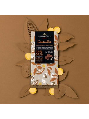 VALRHONA Caramelia 36% Indulgent Bar 120 Grams