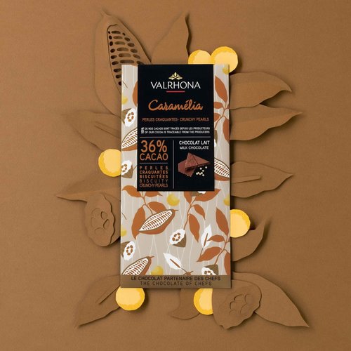 VALRHONA Caramelia 36% Indulgent Bar 120 Grams