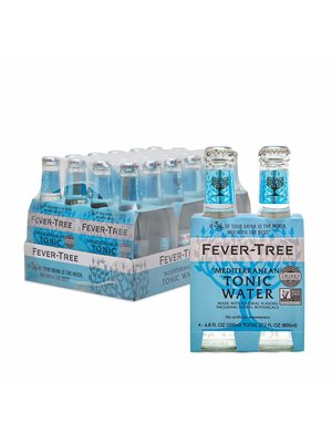 FEVER TREE Mediterranean Tonic Water 200 ML x 24