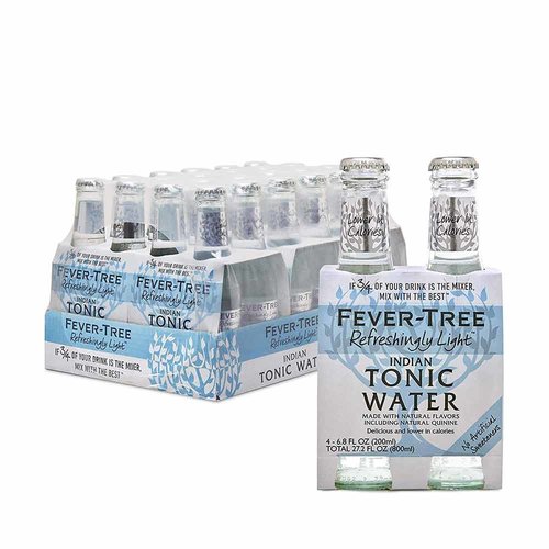 FEVER TREE Refreshingly Light Tonic Water 200 ML x 24