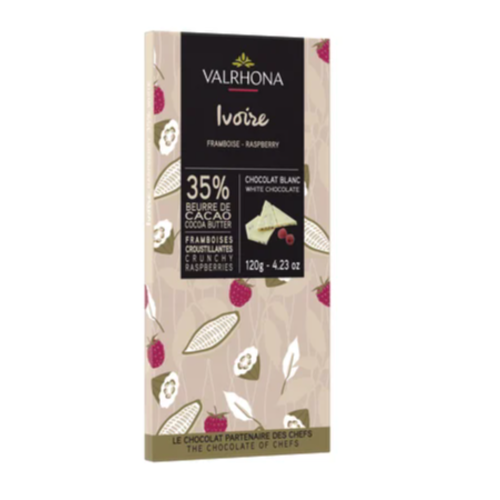 VALRHONA Ivoire 35% Pure Origin Bar 120 Grams VALRHONA Ivoire 35% Pure Origin Bar 120 Grams