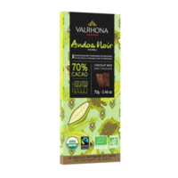 Andoa Noir 70% Organic Pure Bar 70 Grams