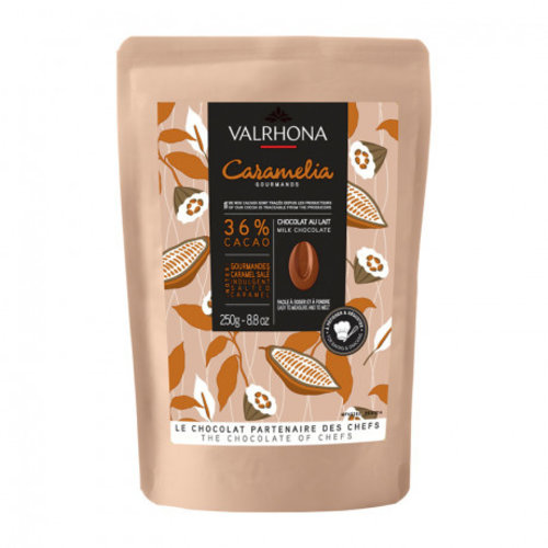 VALRHONA Caramelia 36% Baking Milk Chocolate 250 Grams