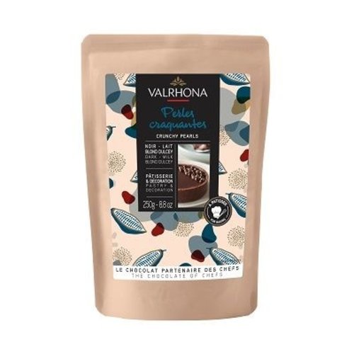 VALRHONA Crunchy Mixed Pearls 250 Grams VALRHONA Crunchy Mixed Pearls 250 Grams
