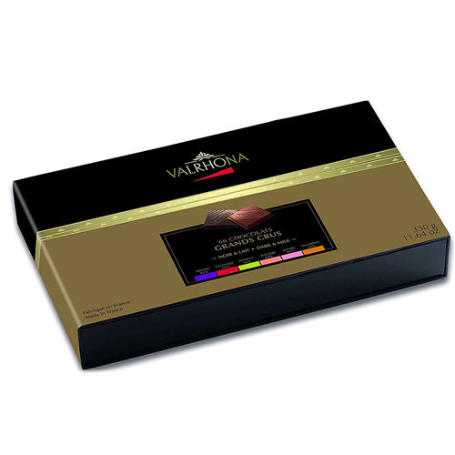 VALRHONA Grands Crus Dark & Milk Chocolate Selection - 66 Squares