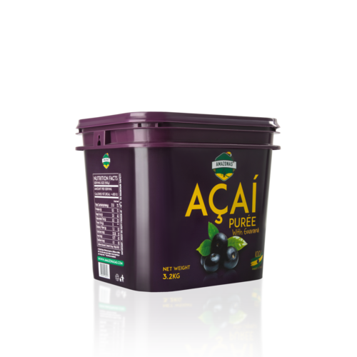 AMAZONAS Frozen Açaí Puree with Guarana 3.2 KG