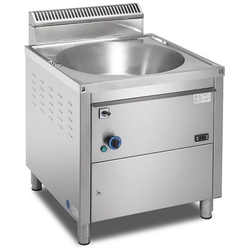 NTGAS CG80 - Automatic Gas Fryer with Lateral Drip Tray and Filtering Unit (LPG)