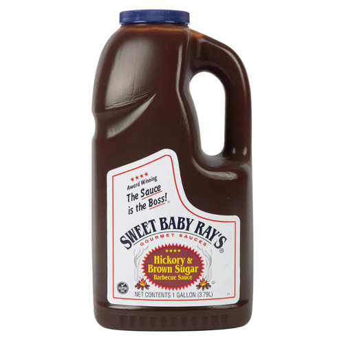SWEET BABY RAY'S Hickory & Brown Sugar Barbecue Sauce - 3.79 Liters SWEET BABY RAY'S Hickory & Brown Sugar Barbecue Sauce - 3.79 Liters