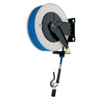 MRK15/FBG + MRK-WMPB - Wash Down Hose Reel with Fan Blade Head Gun and Pivot Bracket