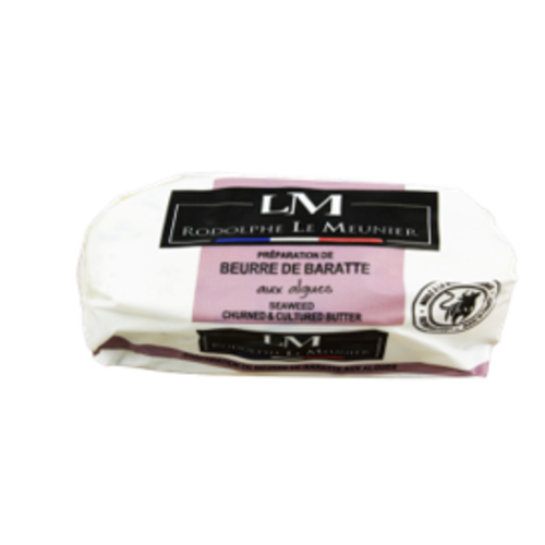 RODOLPHE LE MEUNIER Seaweed Churned and Cultured Butter 125 Grams RODOLPHE LE MEUNIER Seaweed Churned and Cultured Butter 125 Grams