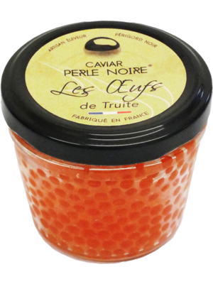 PERLE NOIRE Les Œufs De Truite Trout Eggs, 90 g