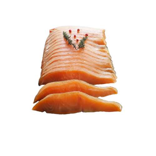 PERLE NOIRE Frozen Smoked Trout "Le Sashimi" (sliced, skinless)  Premium Fillets, 200 g