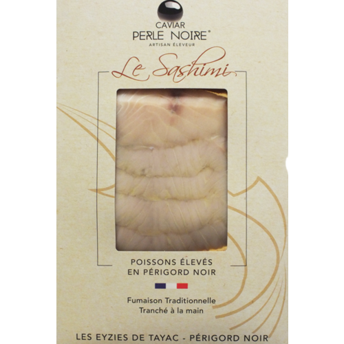 PERLE NOIRE Frozen Smoked Sturgeon "Le Sashimi" (sliced, skinless)  Premium Fillets, 200 g