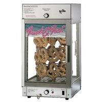 HFD-1-P - Countertop Hot Food Display Case Warmer Cabinet Humidified Pretzel